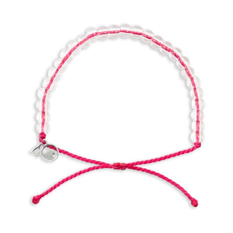 women pearl bracelets -4Ocean Pink Flamingo Beaded Bracelet