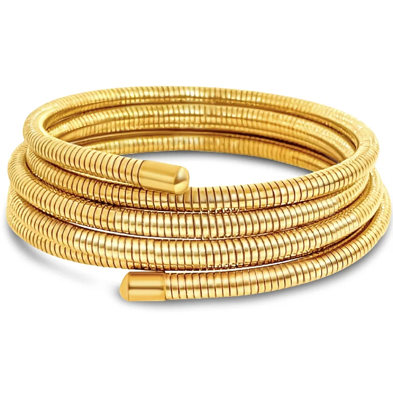 women eco-friendly bracelets -Krishna Coil Wrap Bracelet