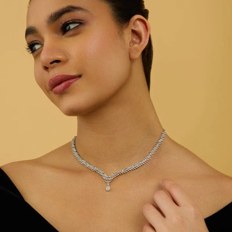 women delicate necklaces -Zircon Necklace 177517