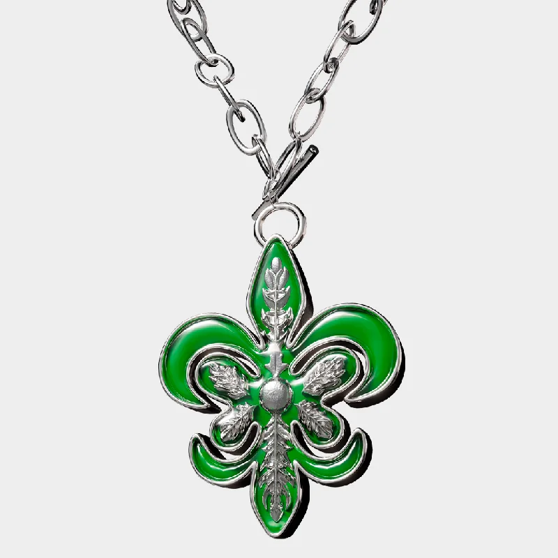 women eternity necklaces -Versailles - Green Necklace