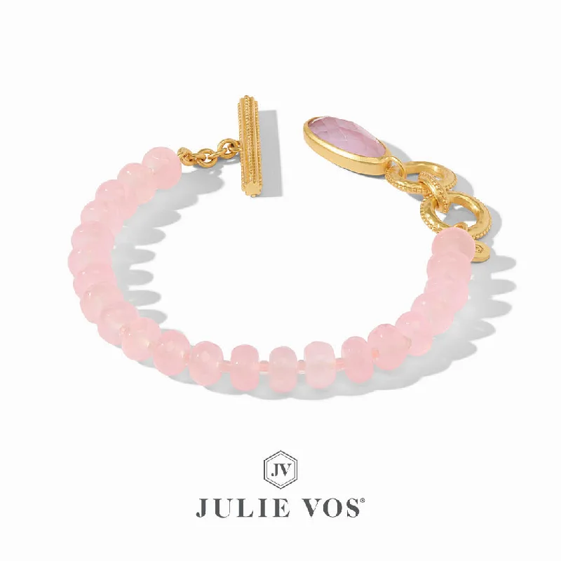 women gold bracelets -Julie Vos The Pink Bracelet