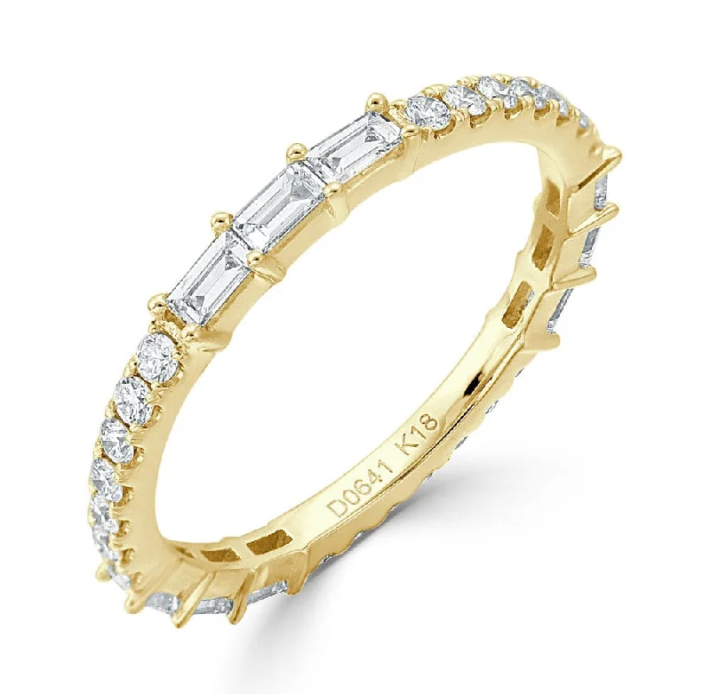 women luxury diamond rings -14k Gold & Diamond Eternity Ring