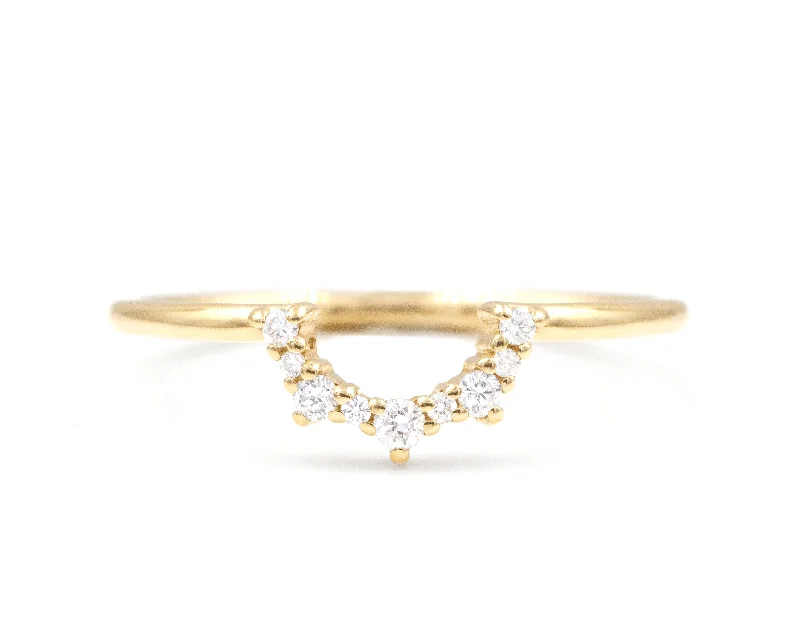 women unique wedding bands -Petite Skyler Band