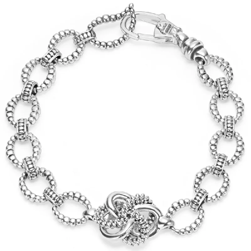 women customized bangles -Lagos Sterling Silver Love Knot Bracelet