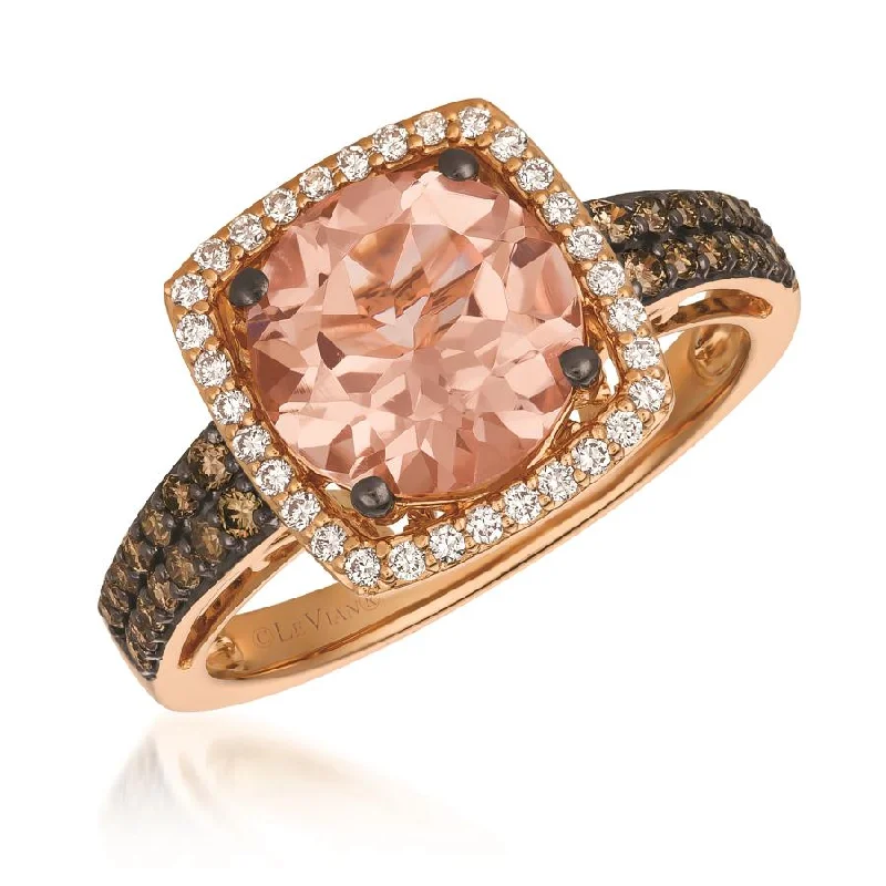 women diamond wedding rings -Le Vian Peach Morganite™ Ring