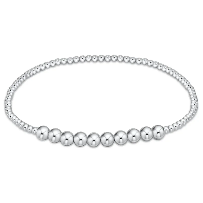 women men’s bracelets -enewton 6.25" Classic Sterling Beaded Bliss Bracelet