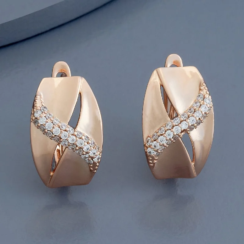 women gold hoop earrings -Trendy Earring 179653