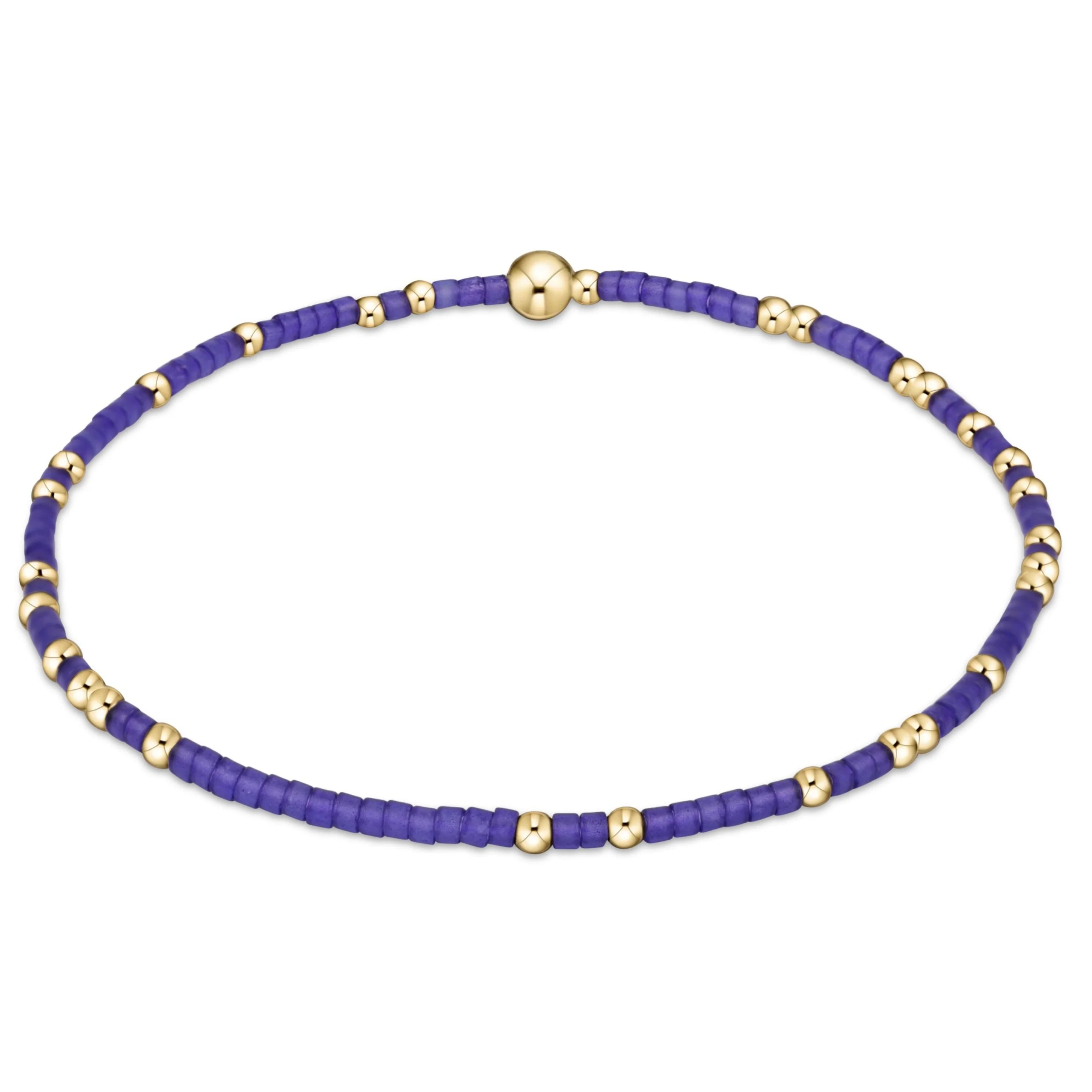 women men’s bracelets -enewton 7.25" extends  Gameday Hope Unwritten Bracelet - Deep Purple