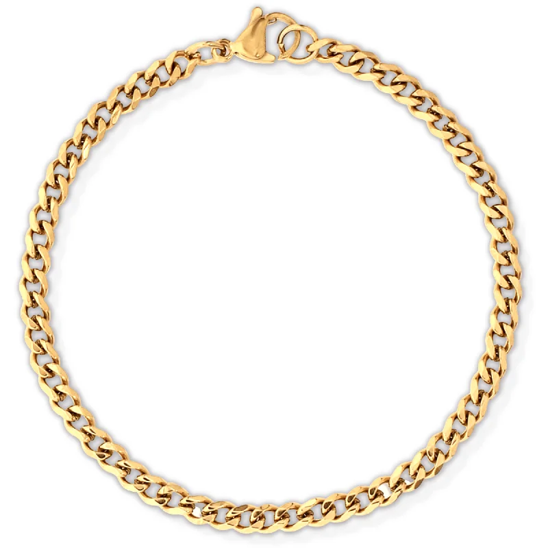 women charm bracelets -Blake Cuban Chain Bracelet