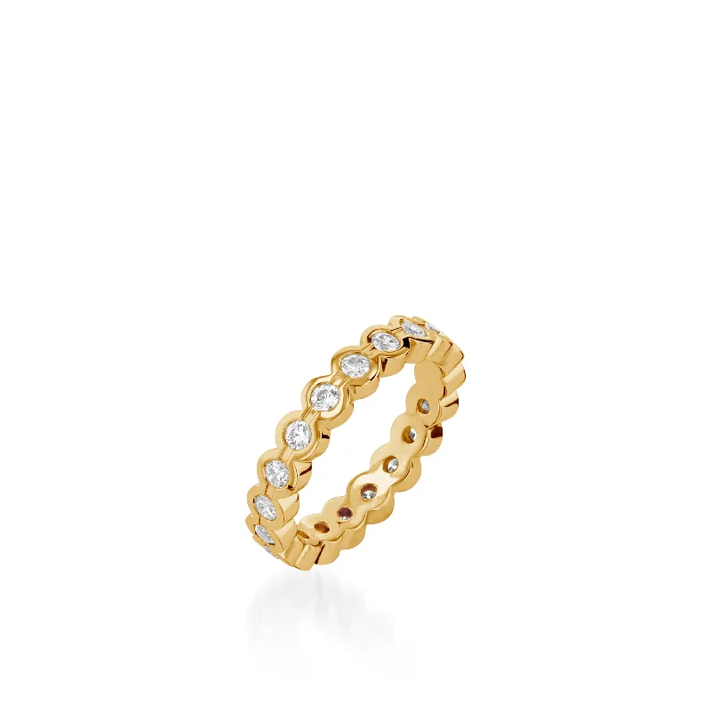 women modern rings -Paloma Diamond Eternity Ring