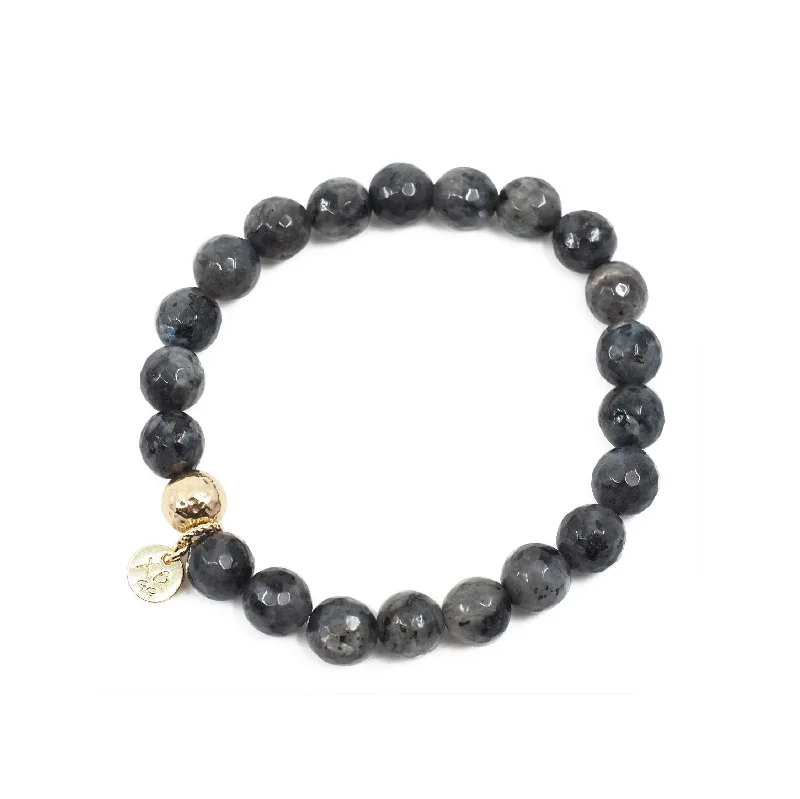 women chic bracelets -The Luna Bracelet in Black Labradorite