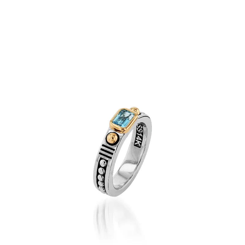 women luxury wedding rings -Sahara Gemstone Stack Ring