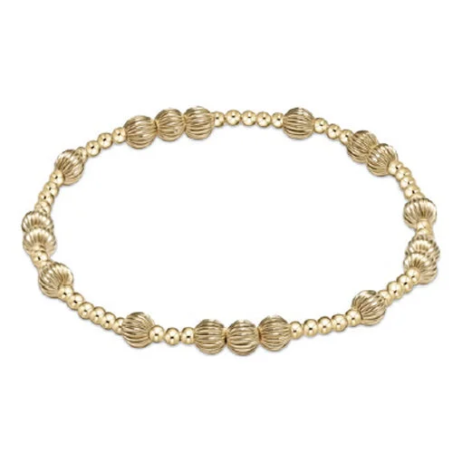 women eco-friendly bracelets -enewton 7.25" extends-Hope Unwritten Dignity Bead Bracelet-Gold 5mm