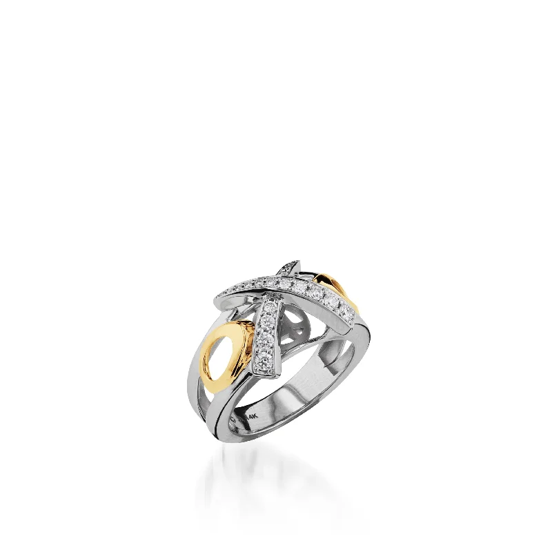 women designer rings -Paris X/O Diamond  Ring