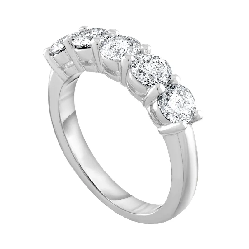 women engagement rings with diamonds -Platinum 2.00ct Diamond Wedding Band