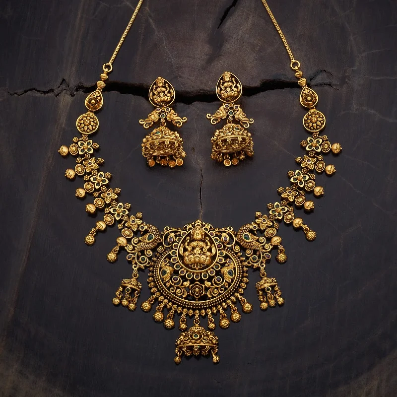 women affordable gold necklaces -Antique Necklace 169809