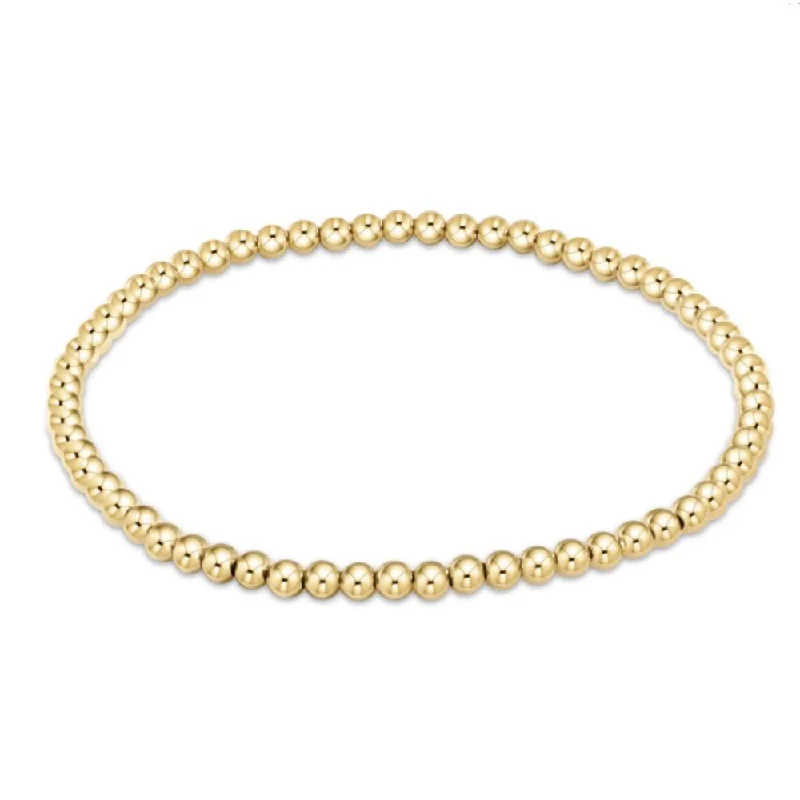 women tennis bracelets -enewton 5.5" egirl Classic Gold 3mm Bead Bracelet