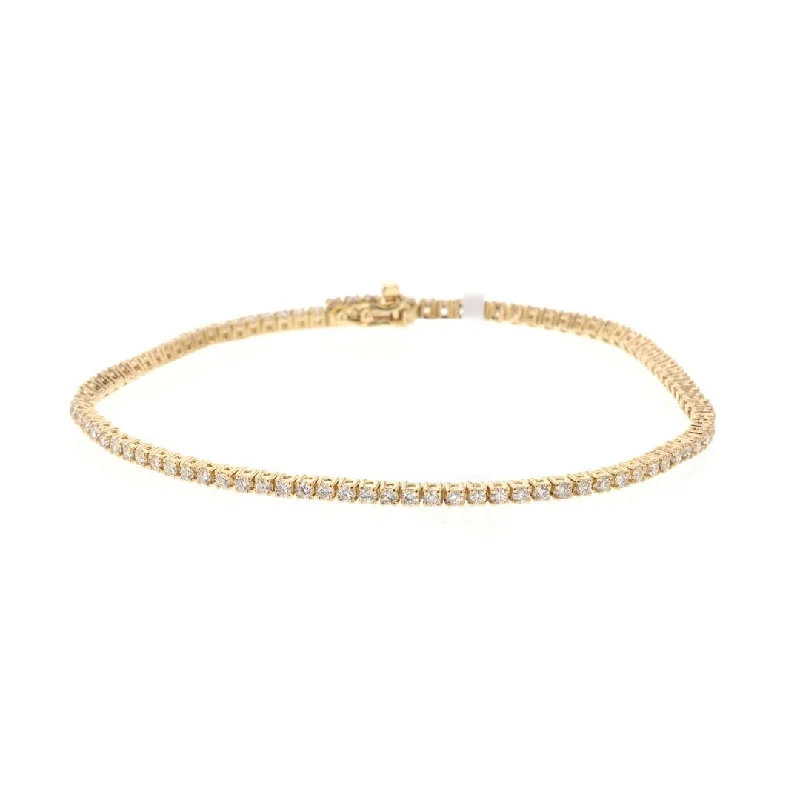 women elegant bangles -1.34 ctw Diamond Tennis Bracelet