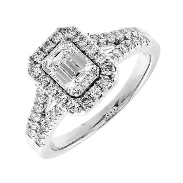 women luxury wedding rings -14Kt White Gold Diamond(3/4Ctw) Ring