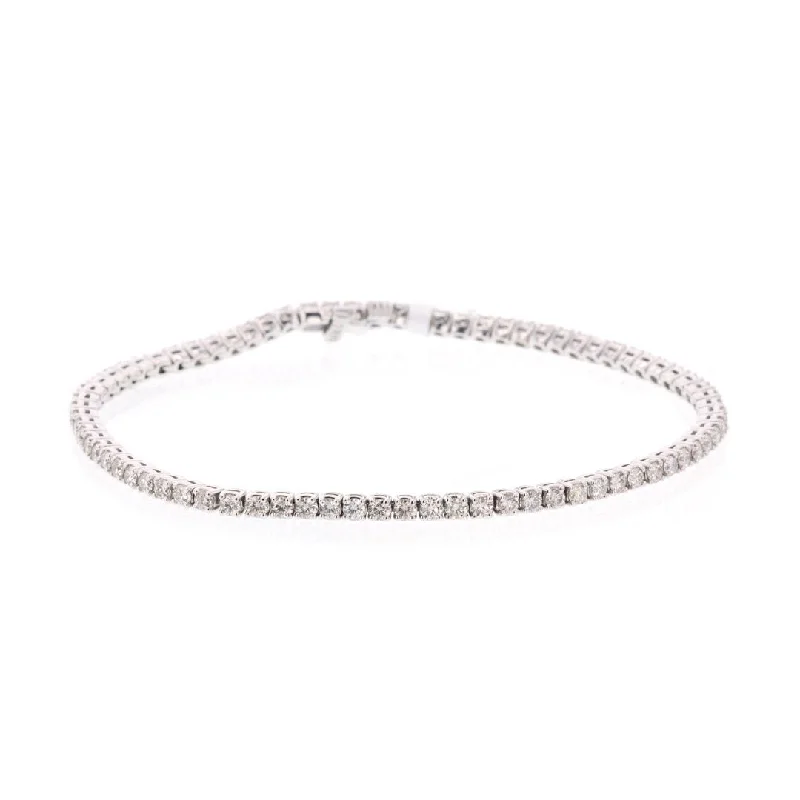 women gold bangles -2.16 ctw Diamond Tennis Bracelet