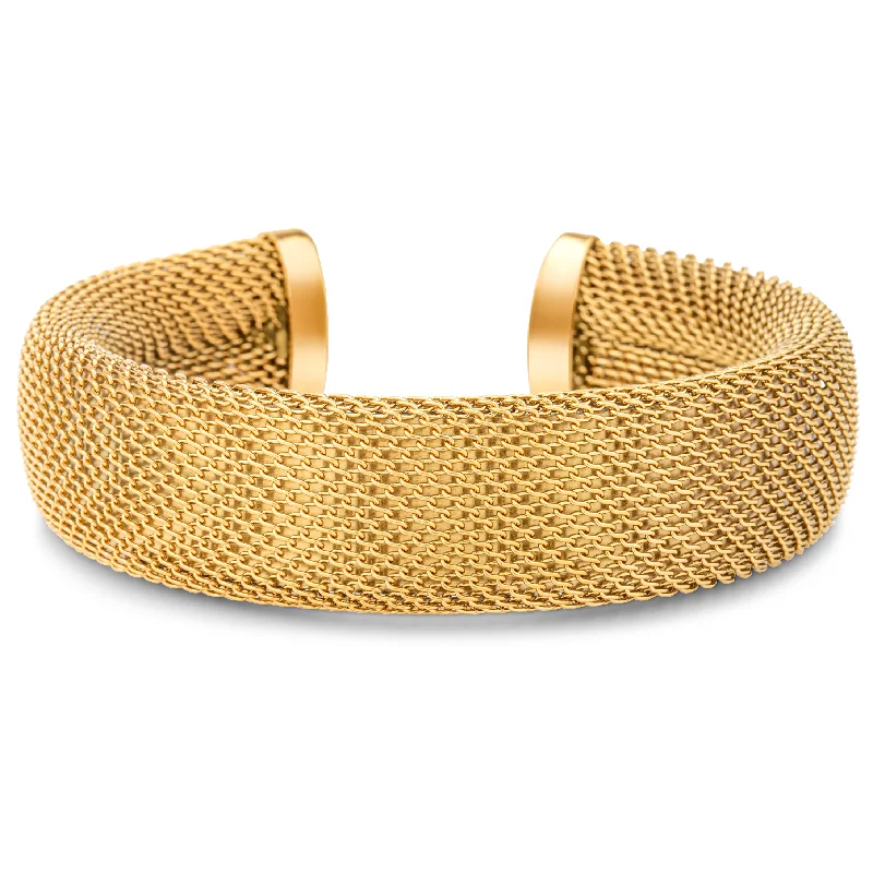 women friendship bracelets -Marley Mesh Cuff Bracelet