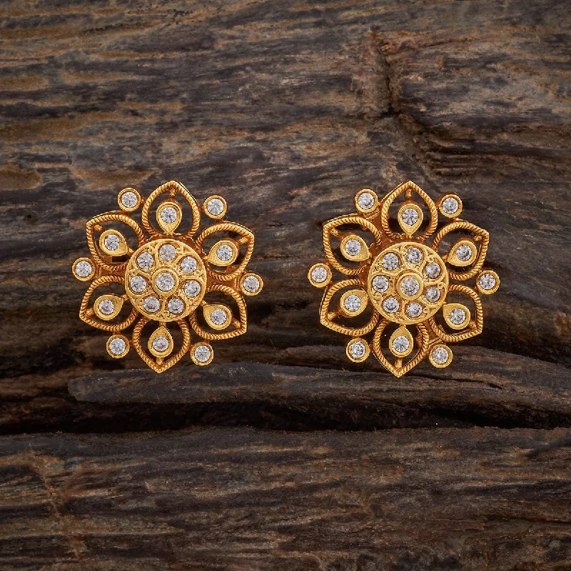 women gold stud earrings -Antique Earring 176958