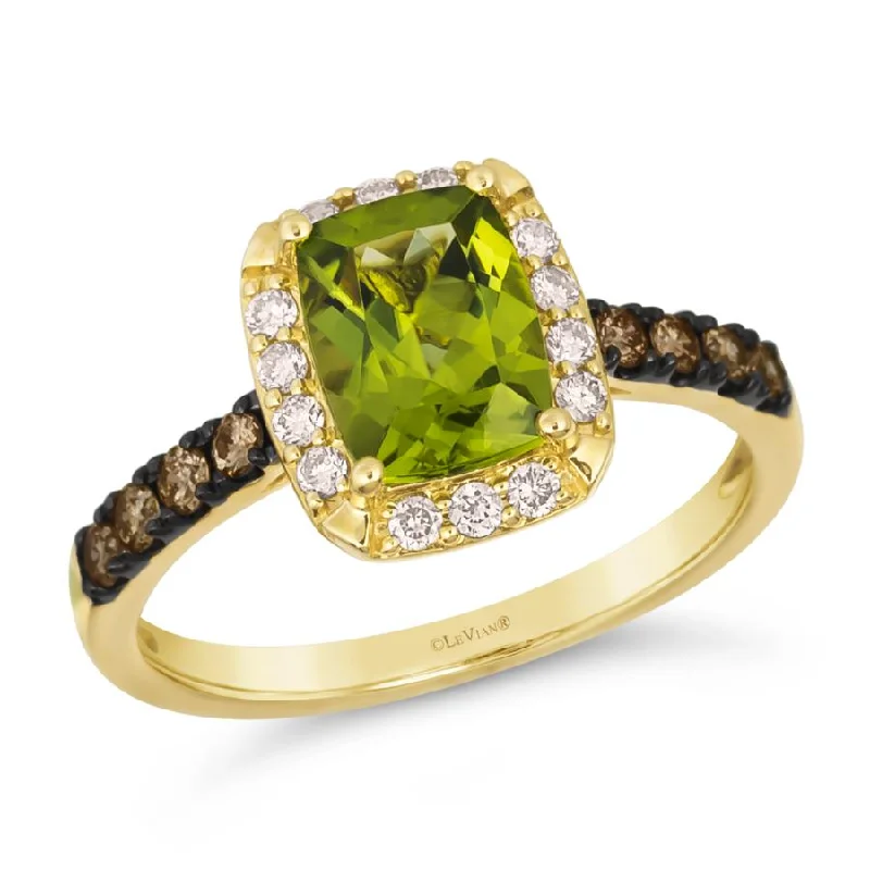 women stackable rings -Le Vian Green Apple Peridot™ Ring