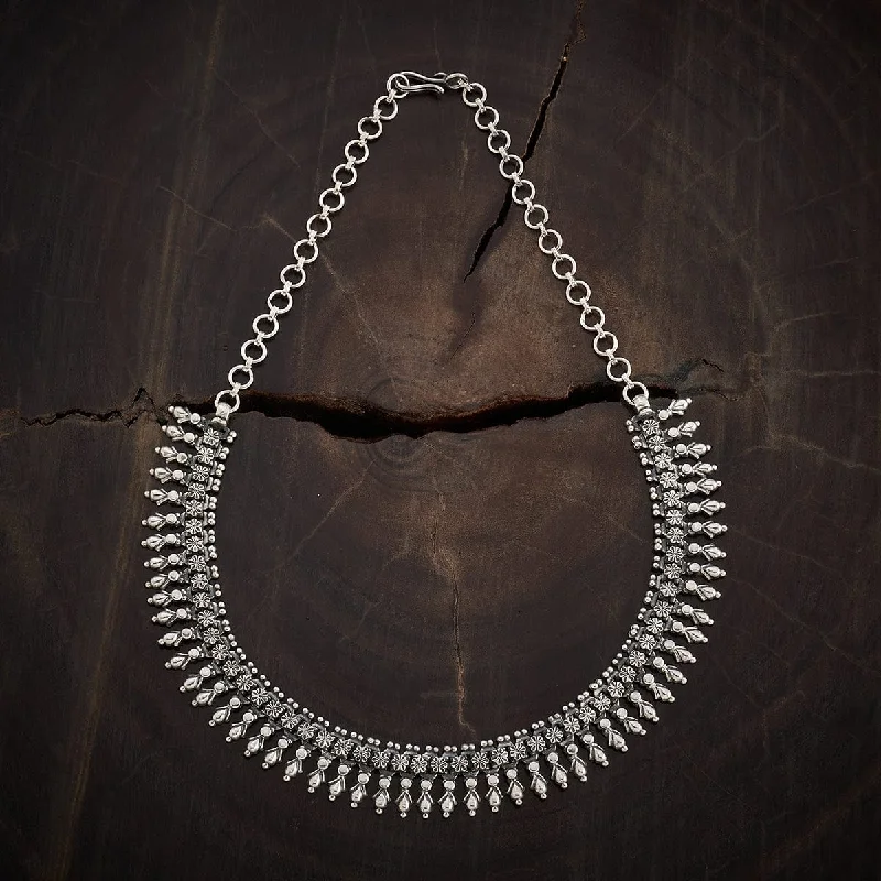 women chunky necklaces -92.5 Silver Necklace 163044