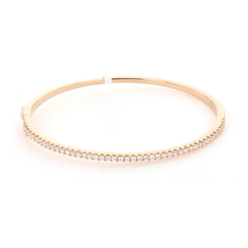 women gold bracelets -0.85 ctw Diamond Bangle Bracelet