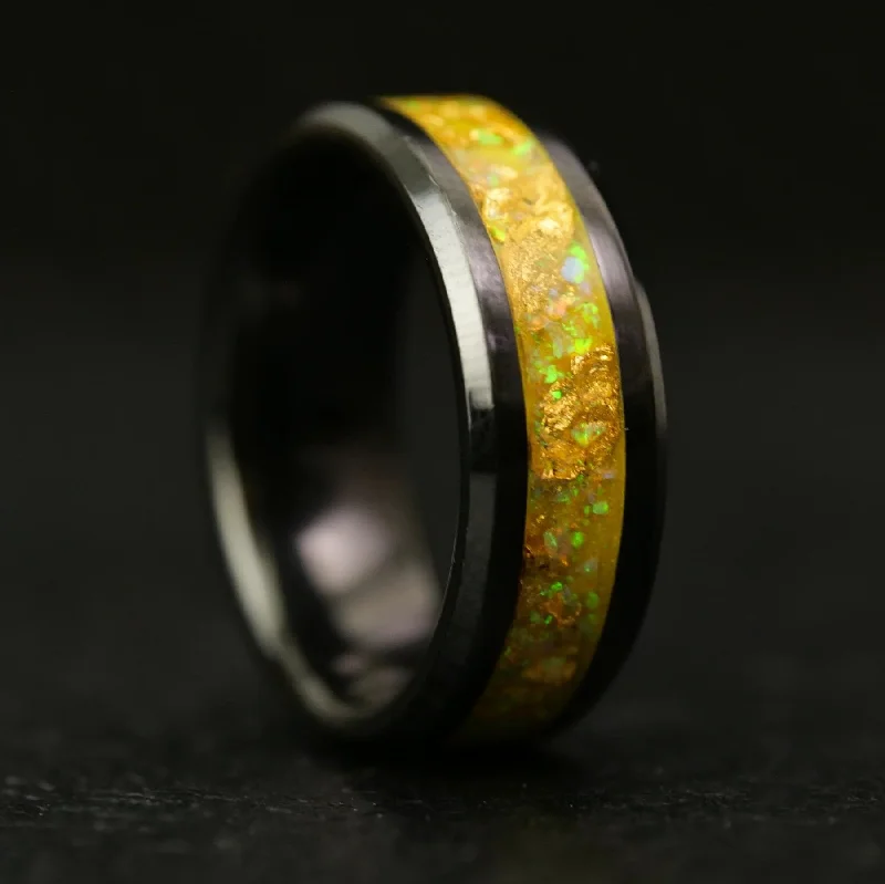 women high-quality rings -Solar Radiance Glowstone Ring