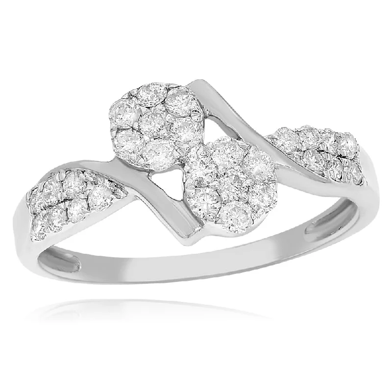 women sparkling engagement rings -Diana M. Diamond Ring