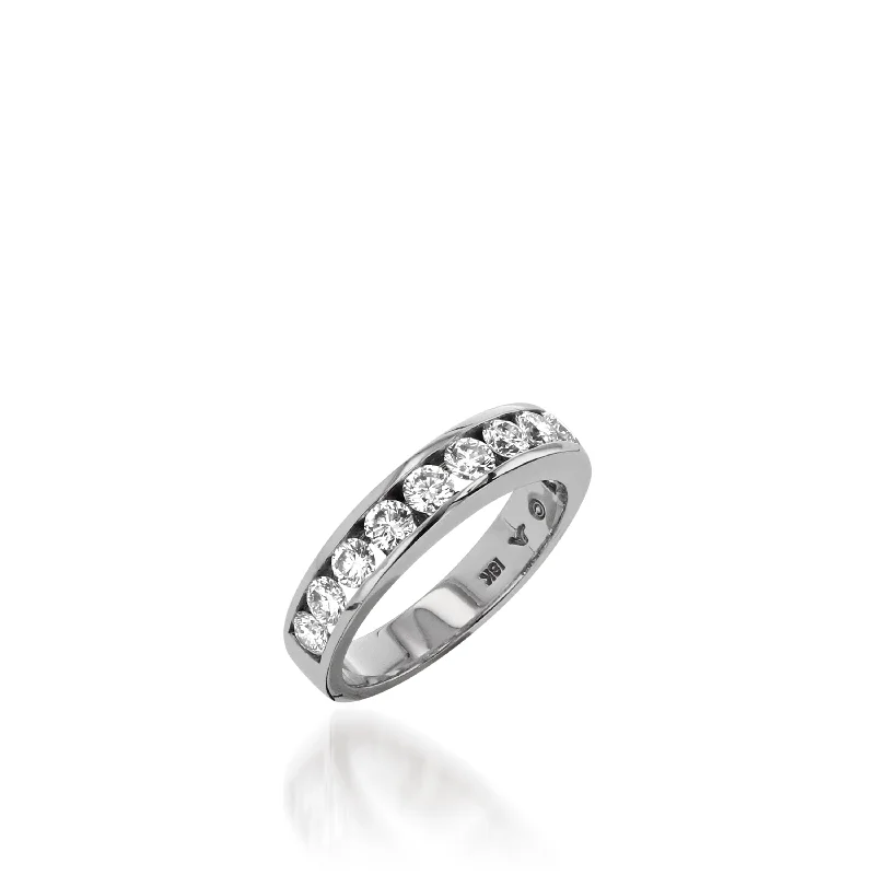 women vintage rings -Delicia Large Diamond Band