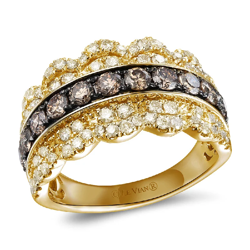 women stackable rings -Le Vian Chocolate Diamond® Ring