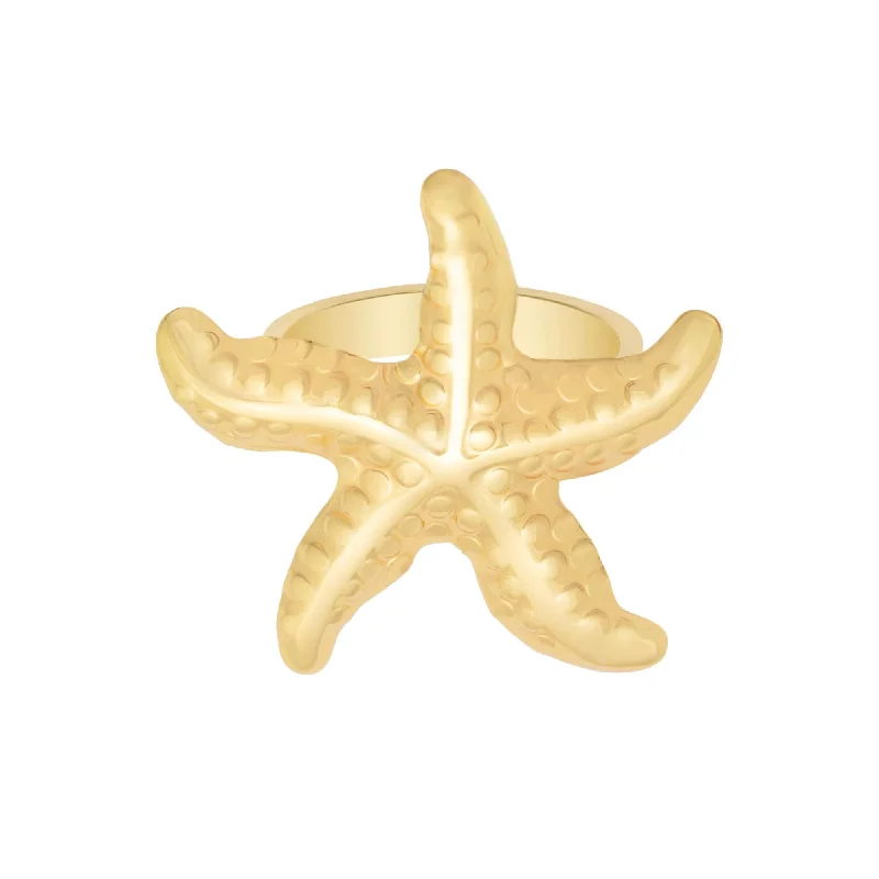 women classic rings -Viola Starfish Ring