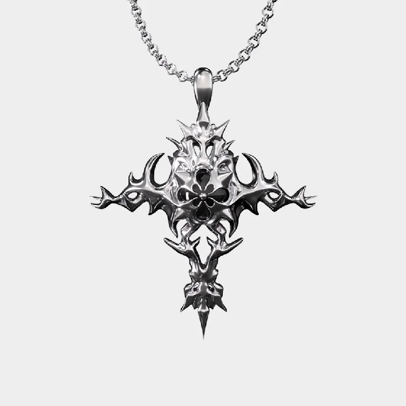 women classic pendant necklaces -Tenebris - Necklace