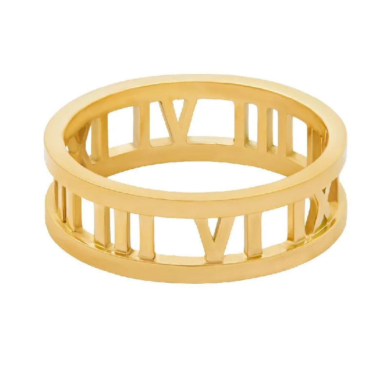 women trendy rings -Roman Ring