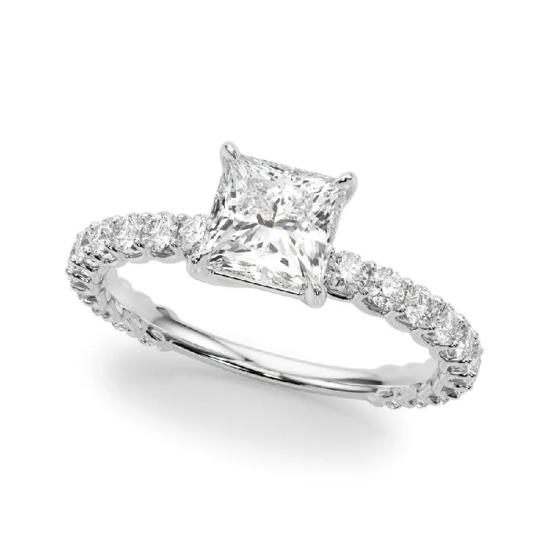 women luxurious platinum engagement rings -Minneapolis Engagement Ring