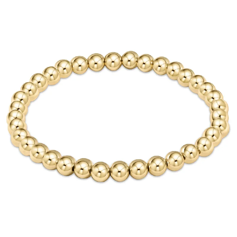 women wedding bracelets -enewton 7.25" extends Classic Gold Bead Bracelet - 5mm