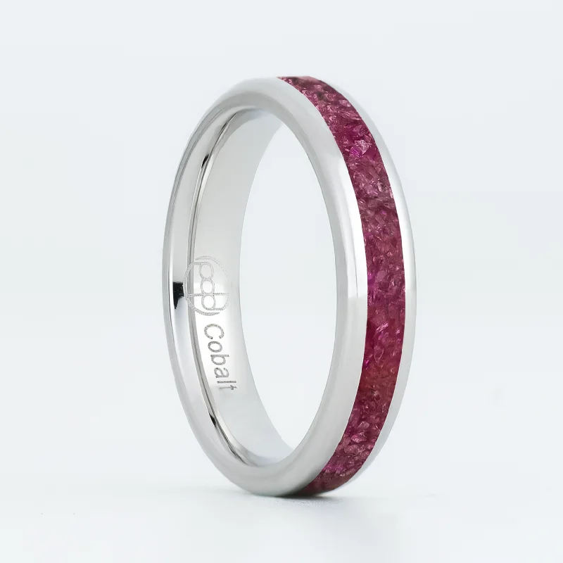 women sapphire rings -Ruby Glowstone Stackable Ring