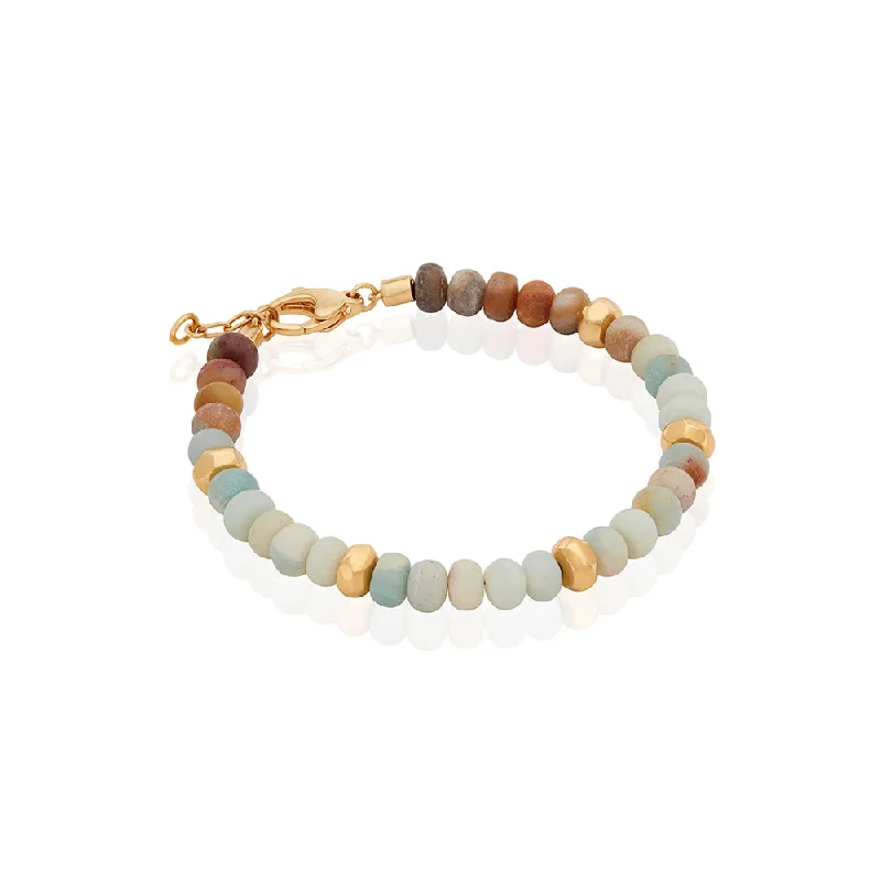 women layered bangles -Anna Beck Amazonite Beaded Bracelet