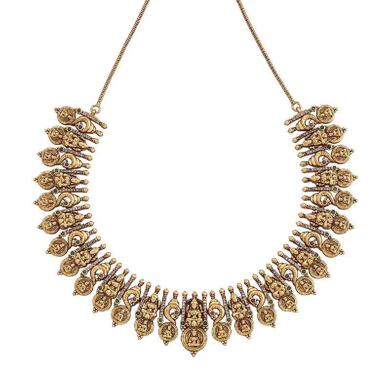 women affordable gold necklaces -Antique Necklace 165067