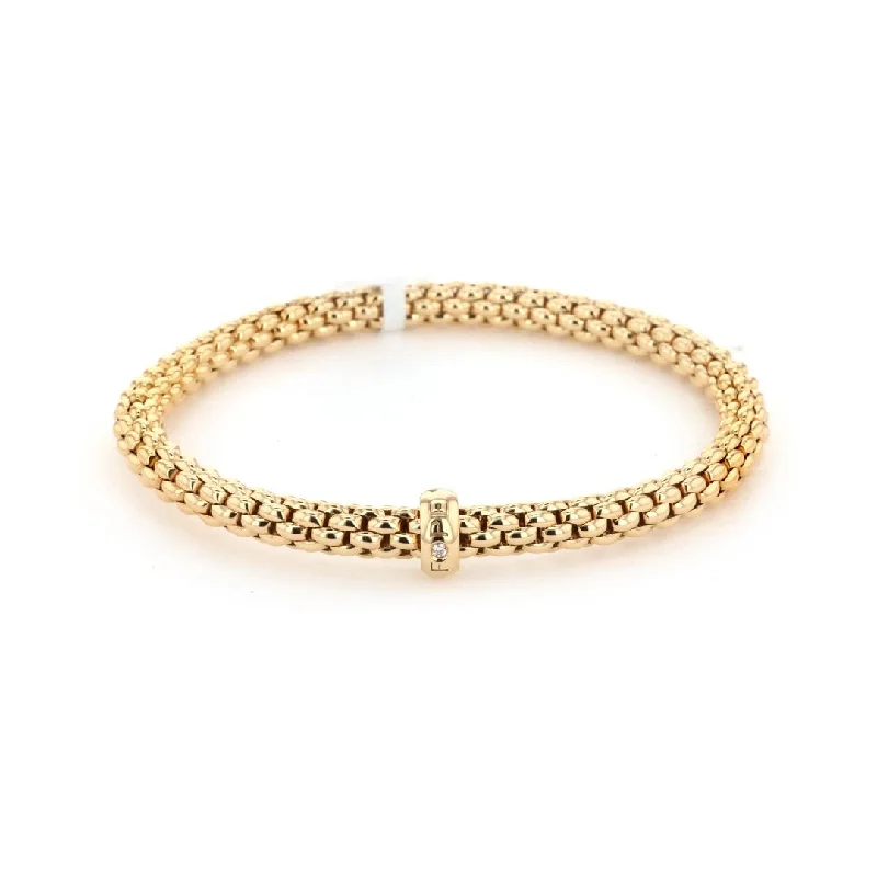 women stackable bangles -0.01 ctw Diamond Stretch Bracelet