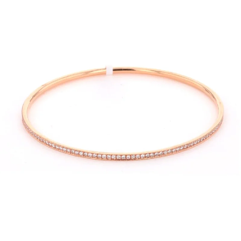 women birthstone bangles -1.44 ctw Diamond Bangle Bracelet