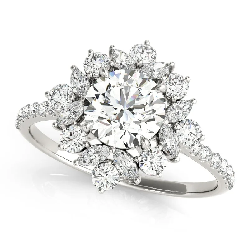 women gemstone engagement rings -Zara Engagement Ring