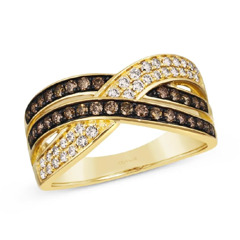 women solitaire rings -Le Vian Chocolate Diamond® Ring