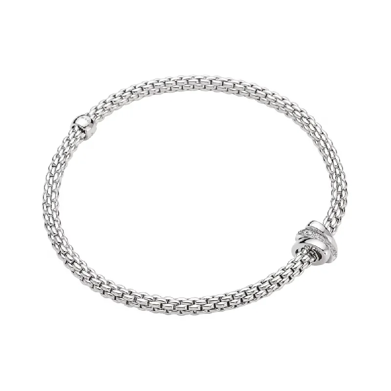 women luxury bracelets -Fope 18k Prima Flex'it Diamond Bracelet