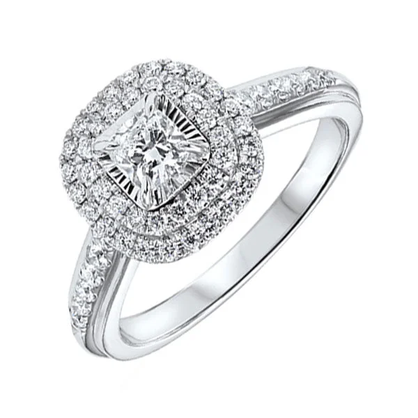 women luxury wedding rings -14Kt White Gold Diamond(3/4Ctw) Ring