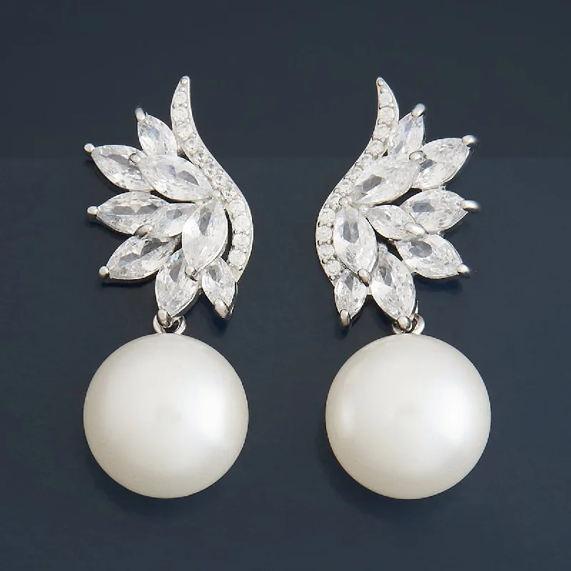 women pearl earrings -92.5 Silver Earring 180747