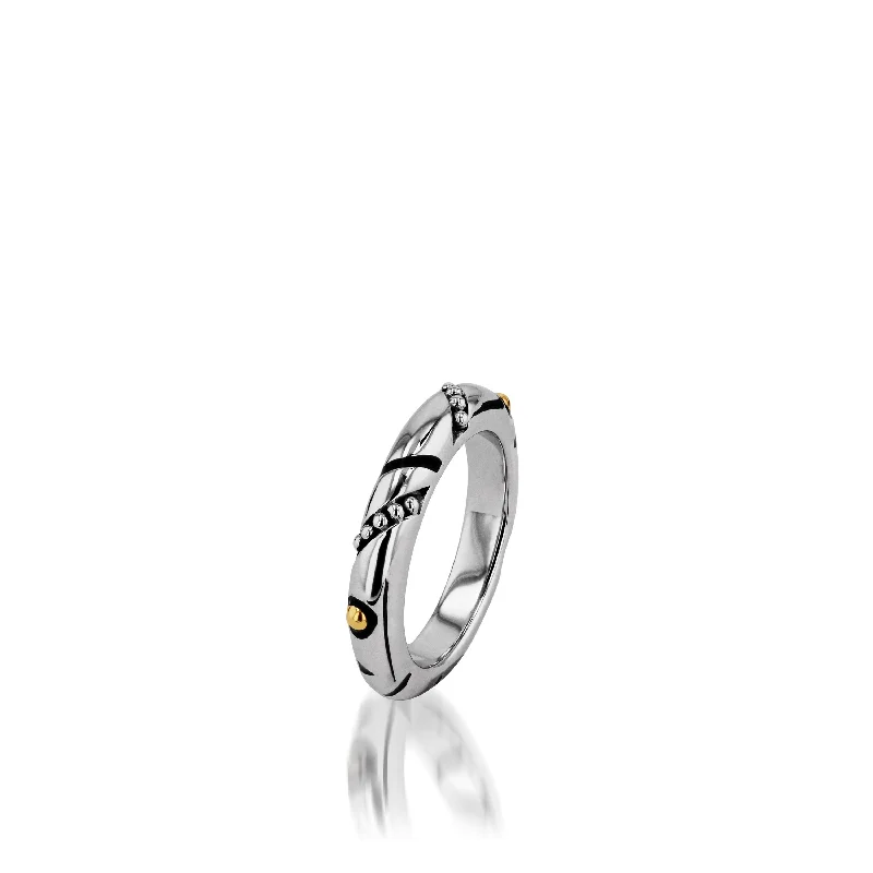 women stackable rings -Solar Stack Ring