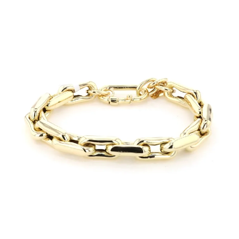 women modern bangles -Small Link Bracelet